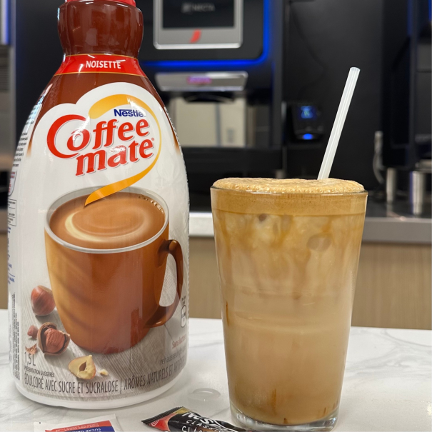 Hazelnut Frappe with Instant Coffee Nestle Professional